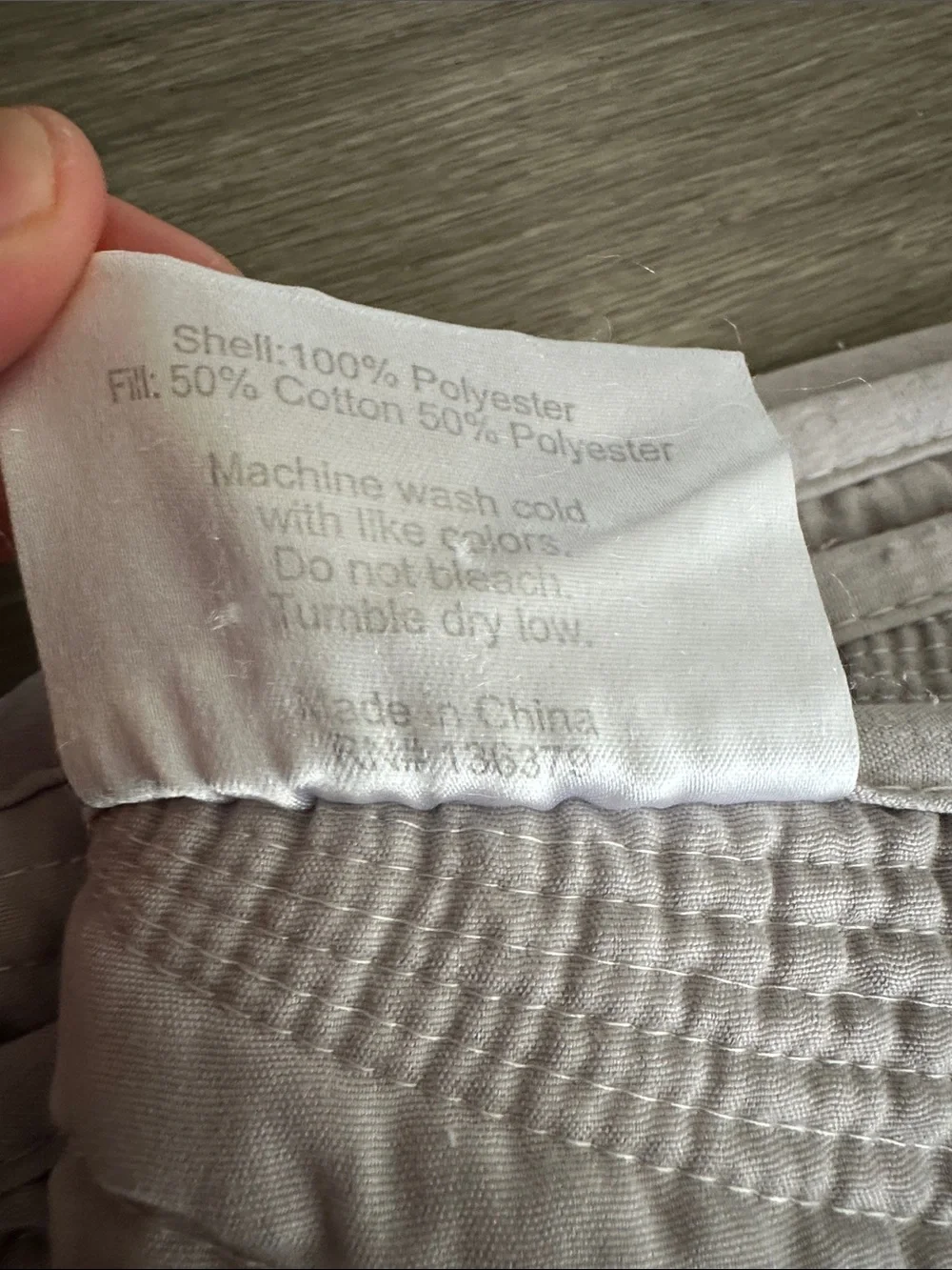 Diamond-Textured Quilted Coverlet in light purple